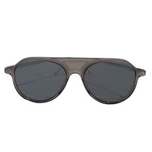 THOM BROWNE | Grey / Silver Aviator Style Sunglasses TB-809 Made in Japan